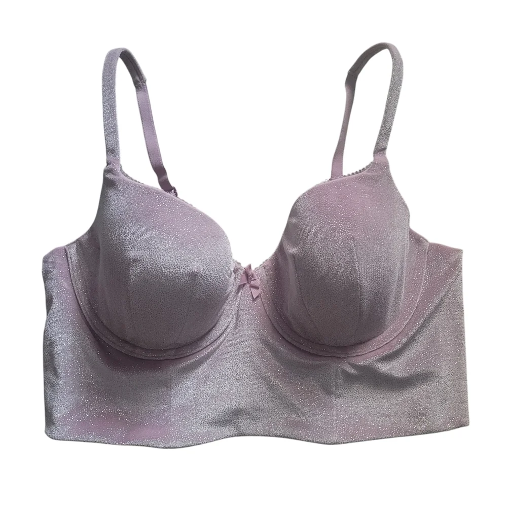 Victoria's secret lined velvet bra,long line,corset,bustier - Picture 5 of 15